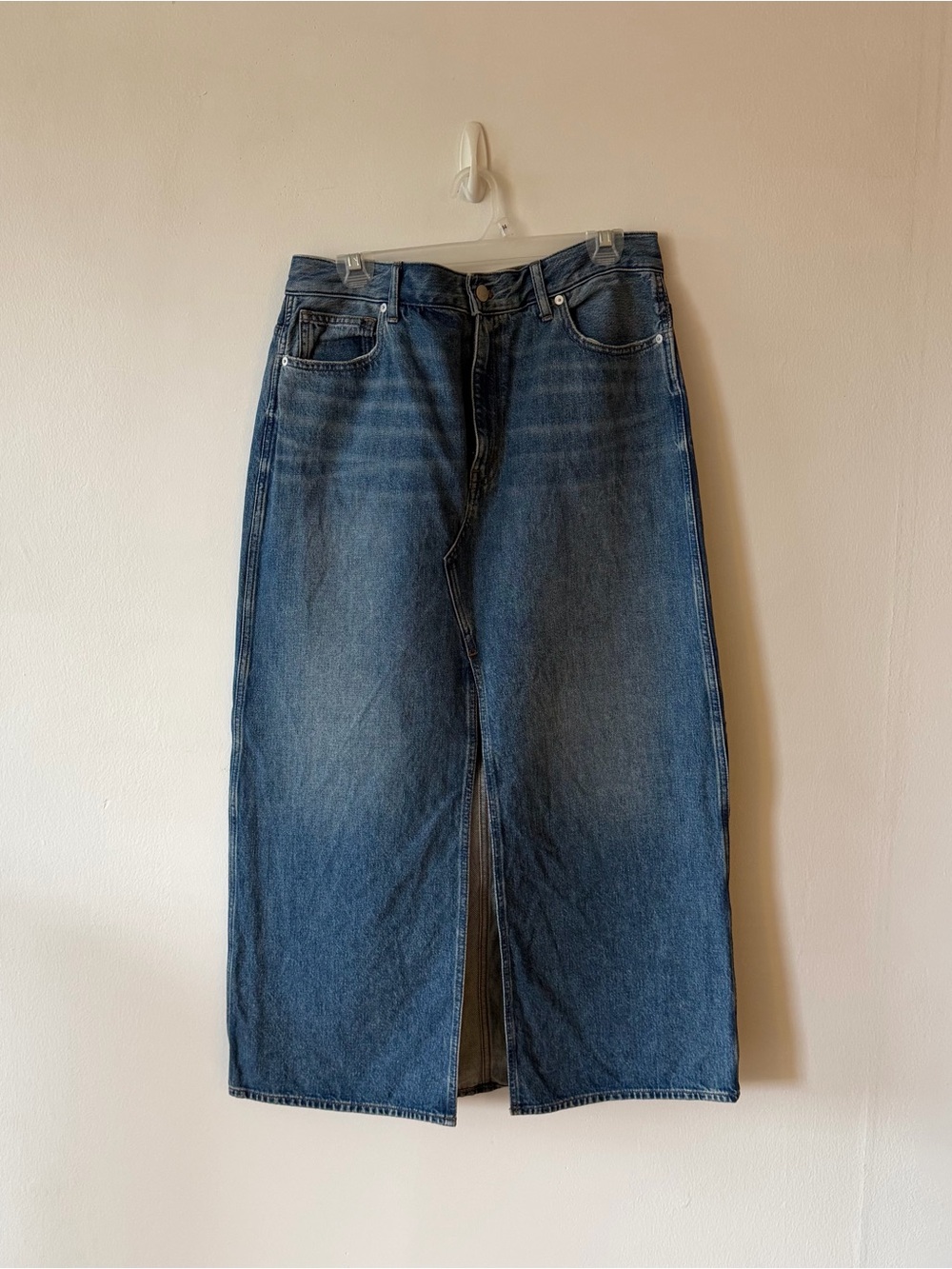 NWOT Madewell Denim Maxi Skirt